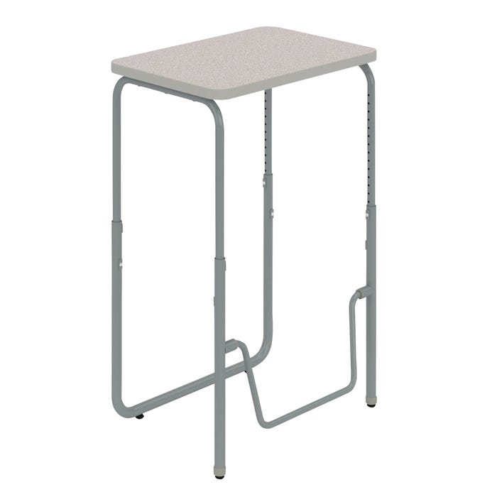 AlphaBetter Stand Up Desk, Pebble Gray Top, 27 x 20 x 29 to 43 inches