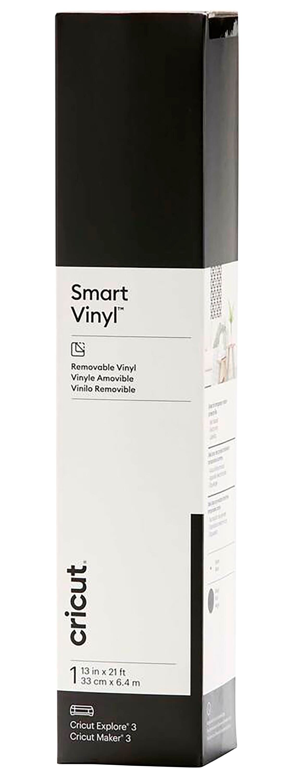 Cricut Removable Smart Vinyl, 13 Inches x 21 Feet, Black Item Number, 2119407