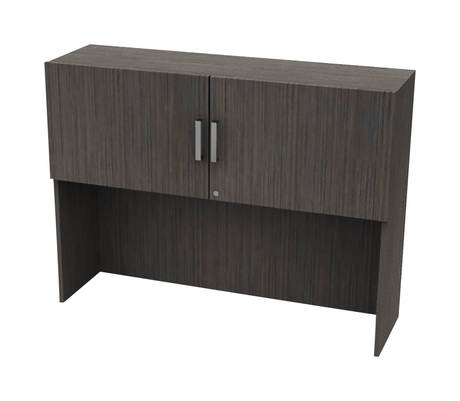 AIS Calibrate Series Single Hutch with 2 Cabinet Doors, 48 x 14 x 37 Inches 4000705