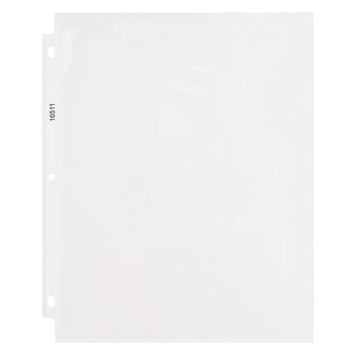 Business Source Sheet Protectors, Super Heavyweight, 5 Mil, Clear, Pack of 50