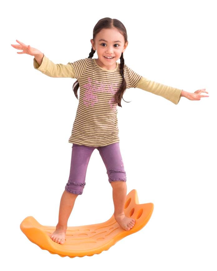 Whally Proprioceptive Rocking Board, 24-1/2 x 15-1/2 x 7 Inches, Blue 2120924