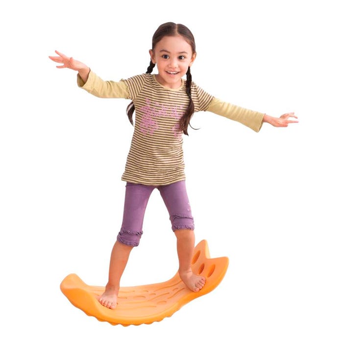 Whally Proprioceptive Rocking Board, 24-1/2 x 15-1/2 x 7 Inches, Blue