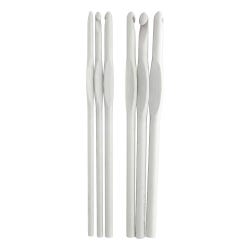 Susan Bates Luxite Plastic Crochet Hook Set, Assorted Size, Set of 6