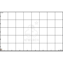 Geyer Instructional Wonder Workshop Basic White Mat, 150 x 240 Centimeters with 30 Centimeter Grid, Competition Mat 2132284