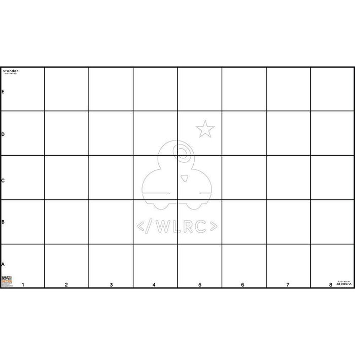 Geyer Instructional Wonder Workshop Basic Mat, 94-1/2 x 59 Inches, White