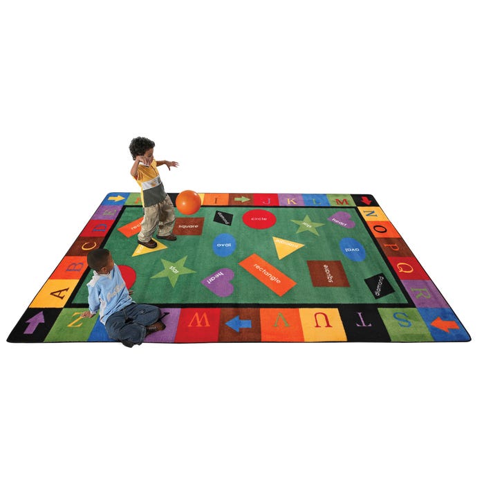 Flagship Carpets Simple Shapes Carpet, 6 Feet, Round