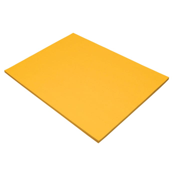 Tru-Ray Sulphite Construction Paper, 18 x 24 Inches, Gold, 50 Sheets