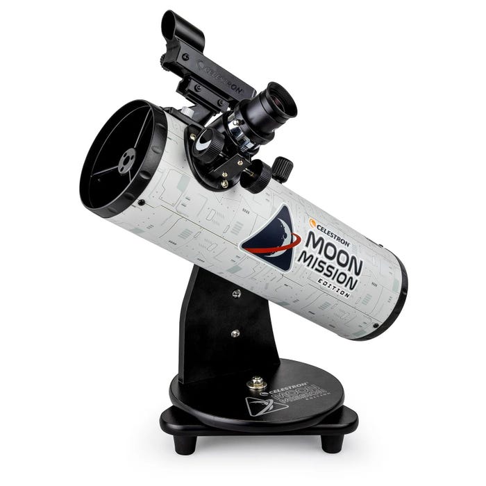 Celestron Moon Mission 100mm Firstscope Tabletop Telescope Kit