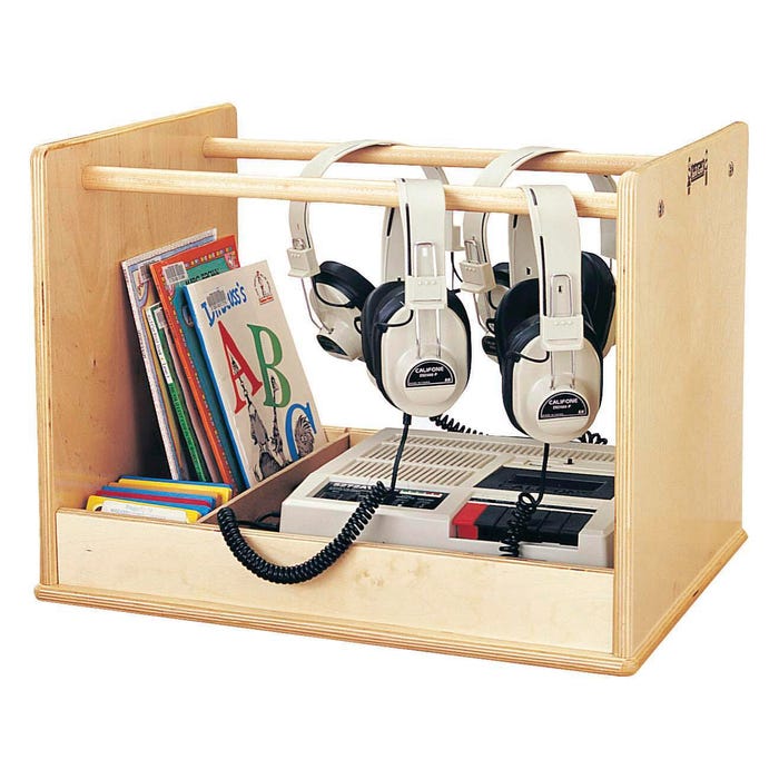 Jonti-Craft Audio Caddy, Birch, for Use with Listening Center, 15 x 20 x 15-1/2 Inches