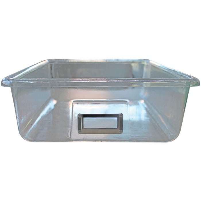 Shirley K's T-181 Storage Bin, 16 x 12 x 4 Inches, Clear