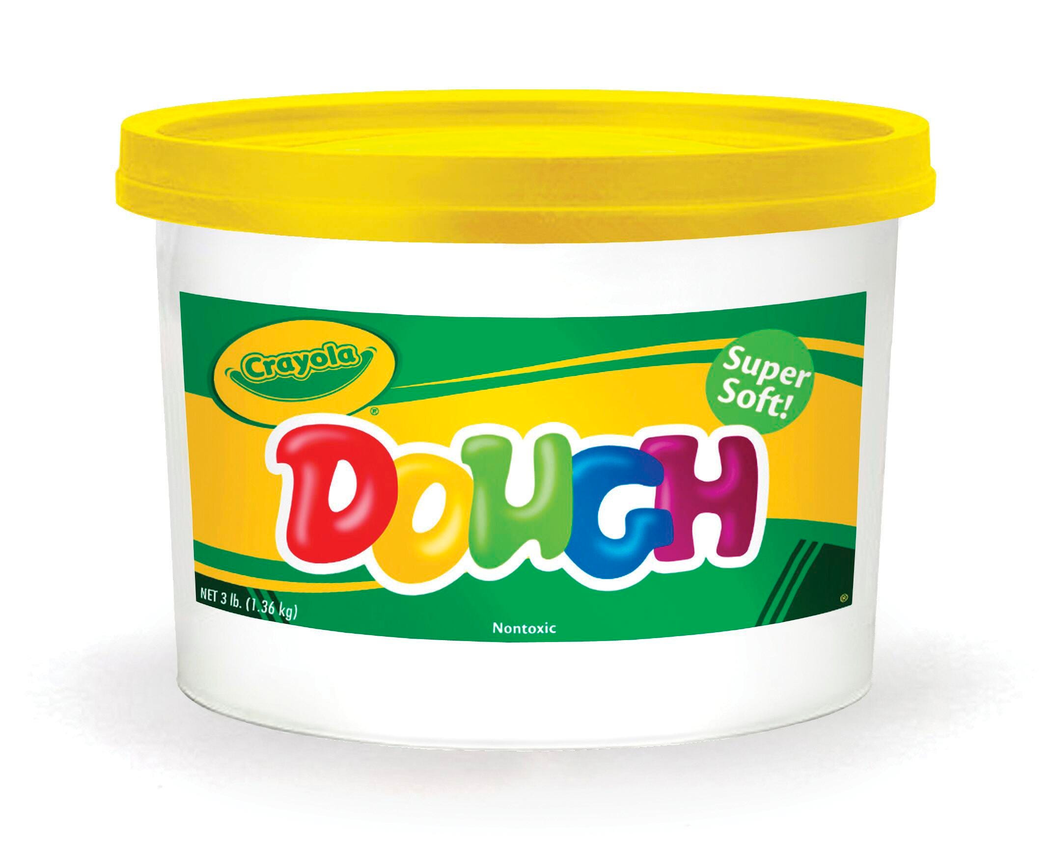 Crayola Non-Toxic Modeling Dough, 3 lb Pail, Yellow, Item Number 391142
