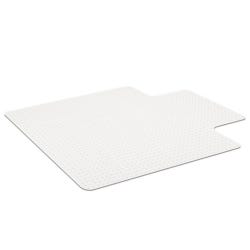 ES Robbins EverLife Chair Mat for Flat to Low Pile Carpet, 36 x 48 Inches with Lip, Clear