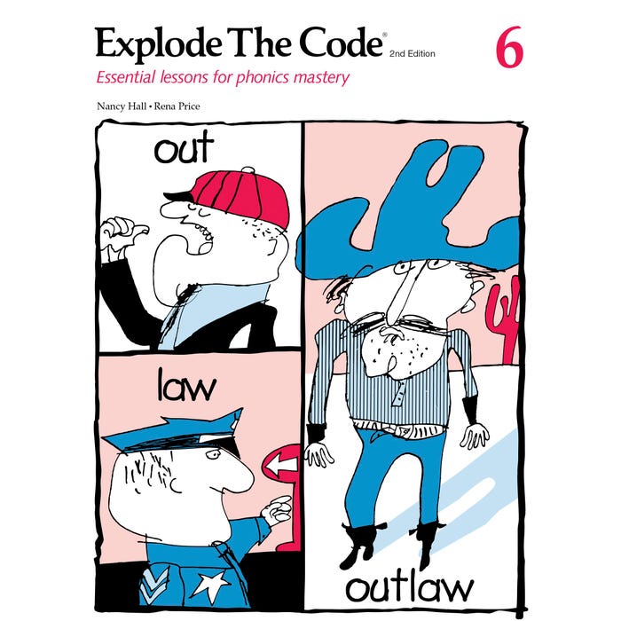 Explode The Code Book 6, Literacy & Phonics, 2nd Edition