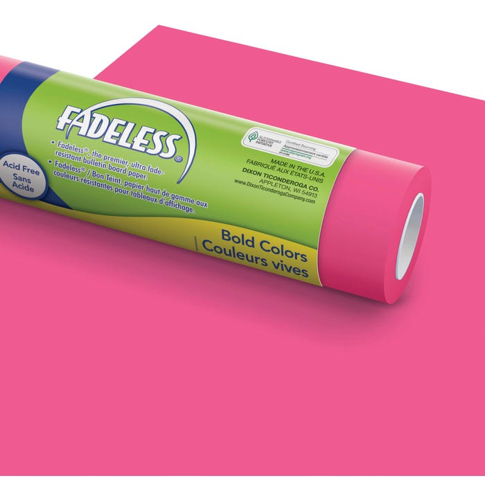 Fadeless Paper Roll, Magenta, 48 Inches x 50 Feet