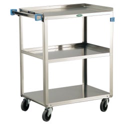 Lakeside Stainless Steel 3 Shelf Utility Cart, 15-1/2 X 24 X 32 Inches, 500-lb Capacity 2154279