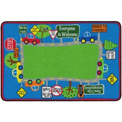 Flagship Carpets Friendly Street Carpet, Rectangle 4002484