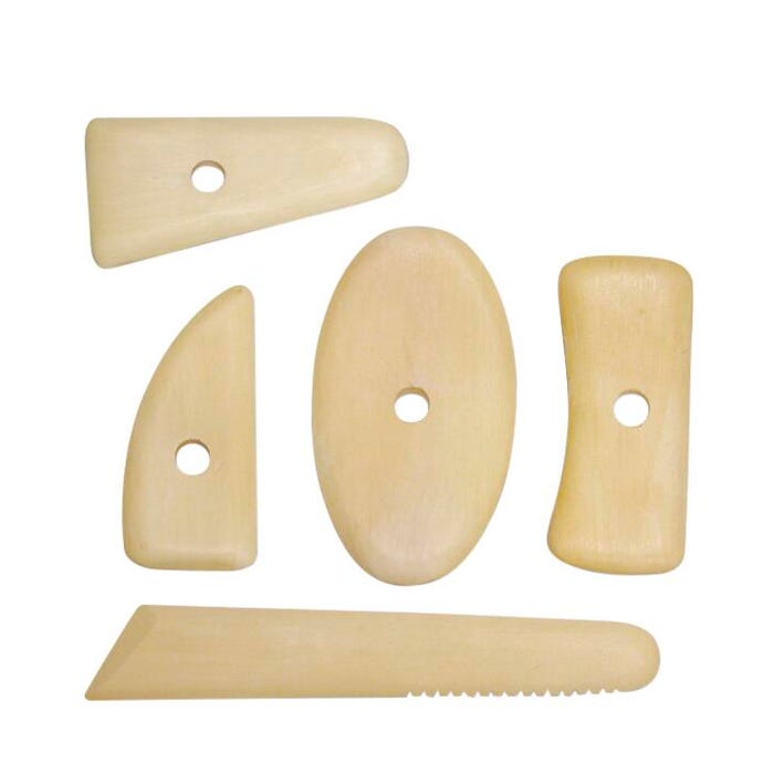 Royal & Langnickel Potter's Rib Set, Assorted, Set of 5