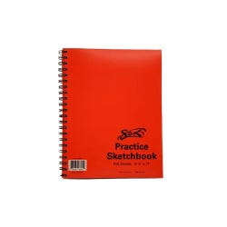 Image for Sax Spiral Binding Sketchbook, 50 lbs, 8-1/2 x 11 Inches, White, 100 Sheets from School Specialty