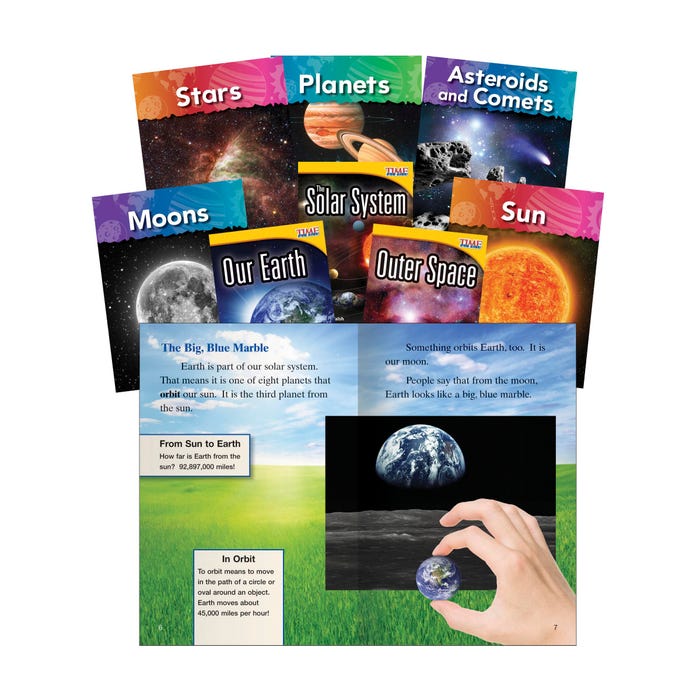 Teacher Created Materials The Solar System Book Set of 8, English