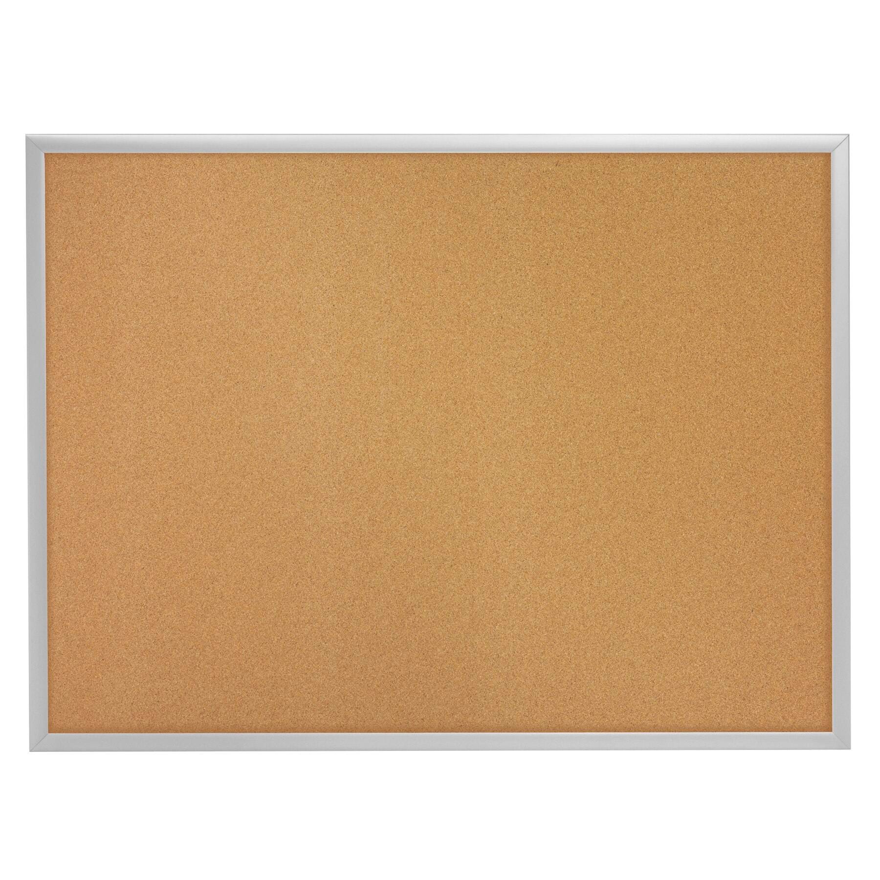ACCO Quartet Bulletin Board with Brackets and Frame Face, 4 x 3 Feet, Aluminum Frame