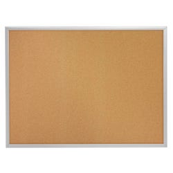 ACCO Quartet Bulletin Board with Brackets and Frame Face, 4 x 3 Feet, Aluminum Frame