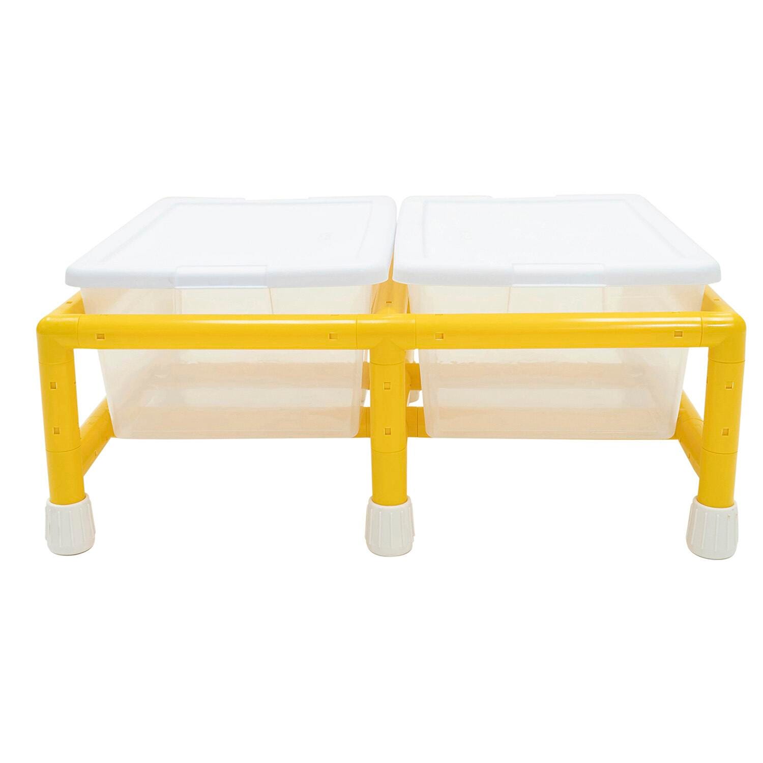 Children's Factory Mini Double Discovery Table, 25 x 18 x 11 Inches 1427994