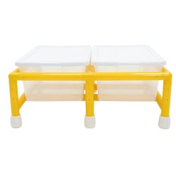Children's Factory Mini Double Discovery Table, 25 x 18 x 11 Inches 1427994