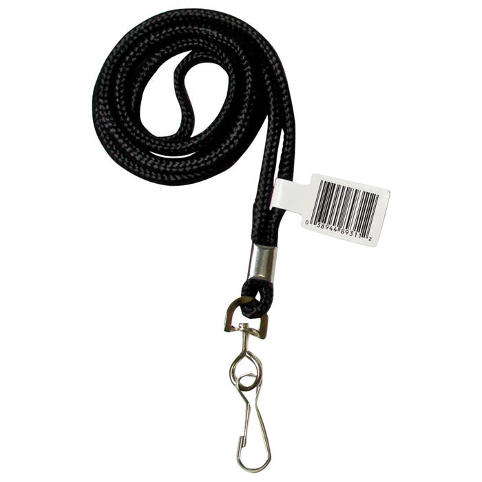 C-Line Standard Lanyard with Swivel Hook, Black