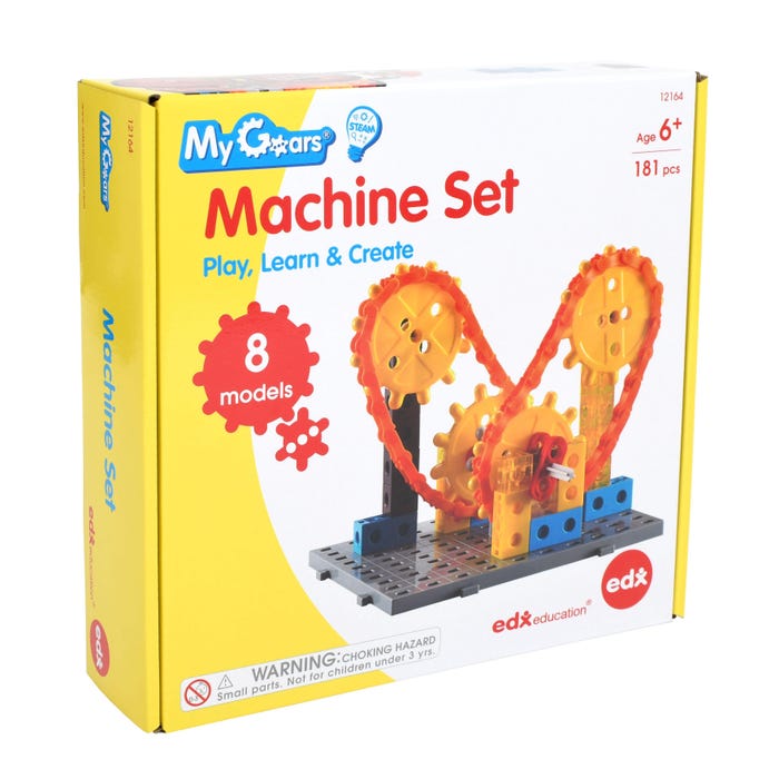 Edx Education My Gears Machine Set, 181 Pieces