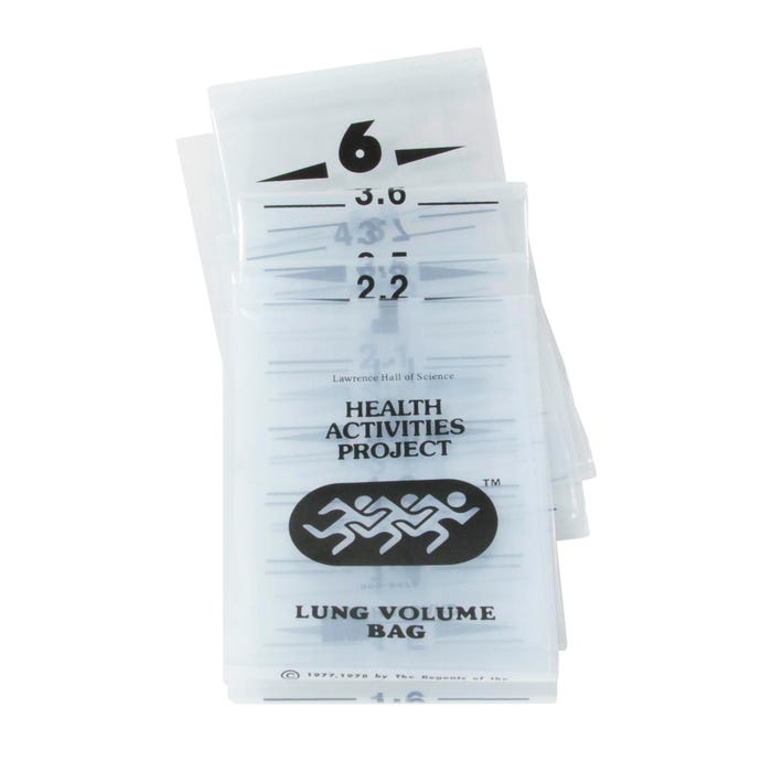 Delta Education Lung Volume Bag, Pack of 4