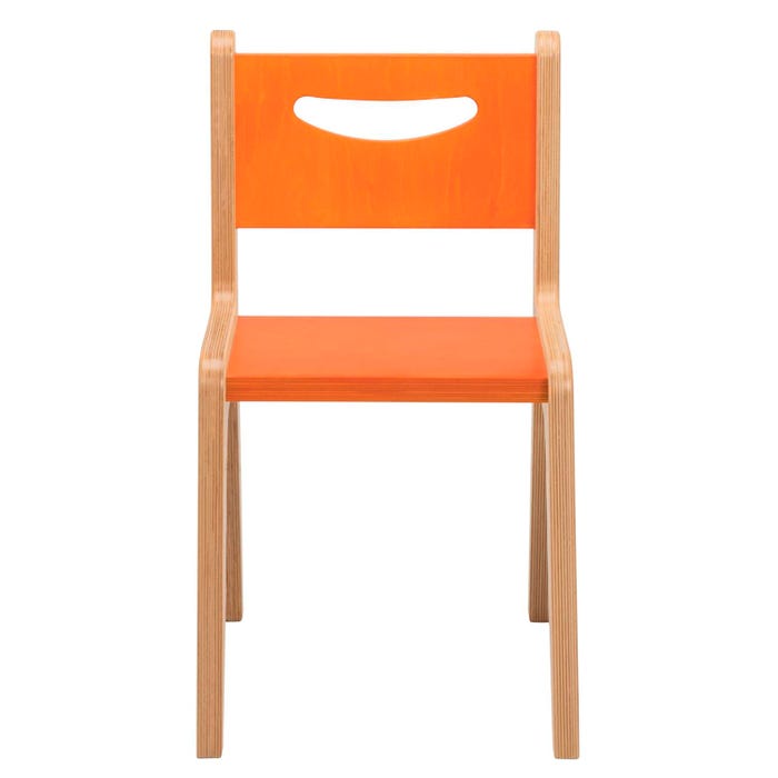 Whitney Plus Chair, 10-Inches High, 13-3/4 x 16-1/4 x 21-1/2-Inches, Orange