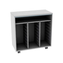 Fleetwood Designer 2.0 Cabinet, 24 Trays Included, No Door, Laminate Back 4001626