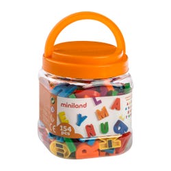 Miniland Magnetic Spanish Letters, Uppercase, 154 Pieces, Item Number 2089864