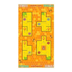 Geyer Instructional BrainStorm STEM Education Robotics Activity Mat: Bee Maze, 80 x 44-3/4 Inches 2132285