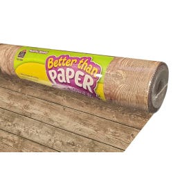 Teacher Created Resources Better Than Paper Bulletin Board Roll, Rustic Wood 2021136