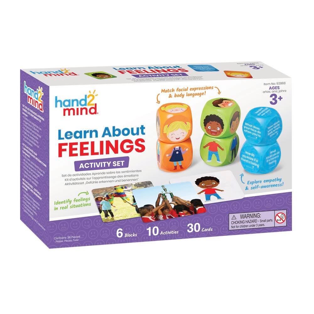 Hand2Mind SEL Learn About Feelings Set, Grades PreK to 3, Item Number 2098252