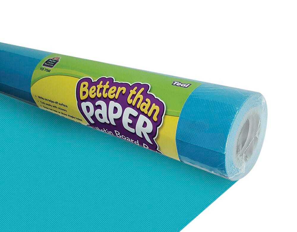Image for Teacher Created Resources Better Than Paper Bulletin Board Roll, Teal from School Specialty