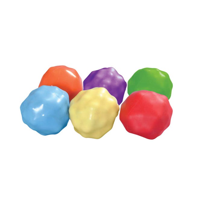 Abilitations Yuck-E-Balls, Assorted Colors, Set of 6