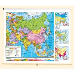 Nystrom Political Relief Map, Asia, Item Number 1398272
