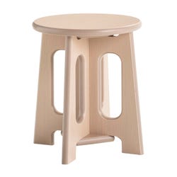Image for Childcraft Out2Grow Outdoor Oak Poly Stool, 13 x 12 x 14 Inches from School Specialty