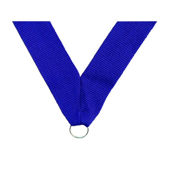 Neck Ribbon, 7/8 x 30 Inches, Blue