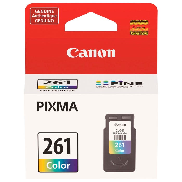 Canon CL 261 Original Toner Cartridge, Tri-Color