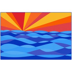 Carpets for Kids Premium Sun Waves, Rectangle