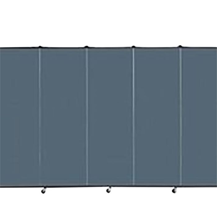 Screenflex Portable Partitions Inc Healthflex Partition 5 Panel, Specify Panel Color, 5 Feet 9 Inches x 9 Feet 5 Inches