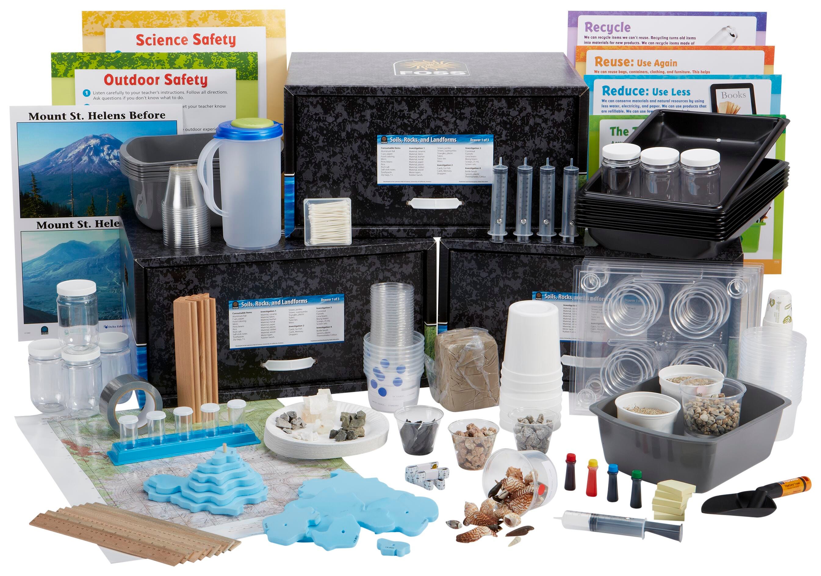 FOSS Next Generation Soil, Rocks, and Landforms, Complete Module, Digital Only Edition, with 32 Seats Digital Access, Item Number 1529843