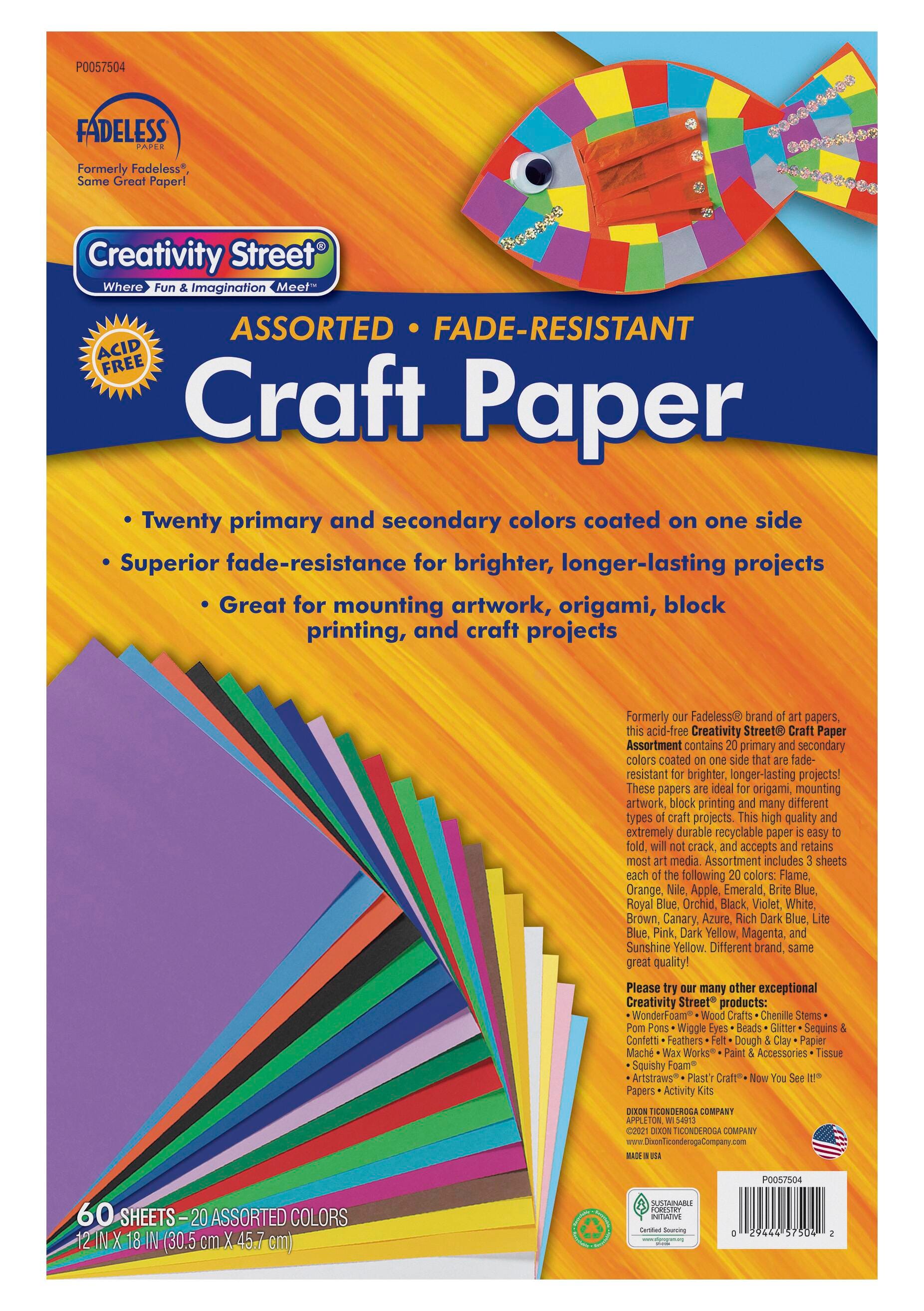 Fade Resistant Paper, Item Number 006096
