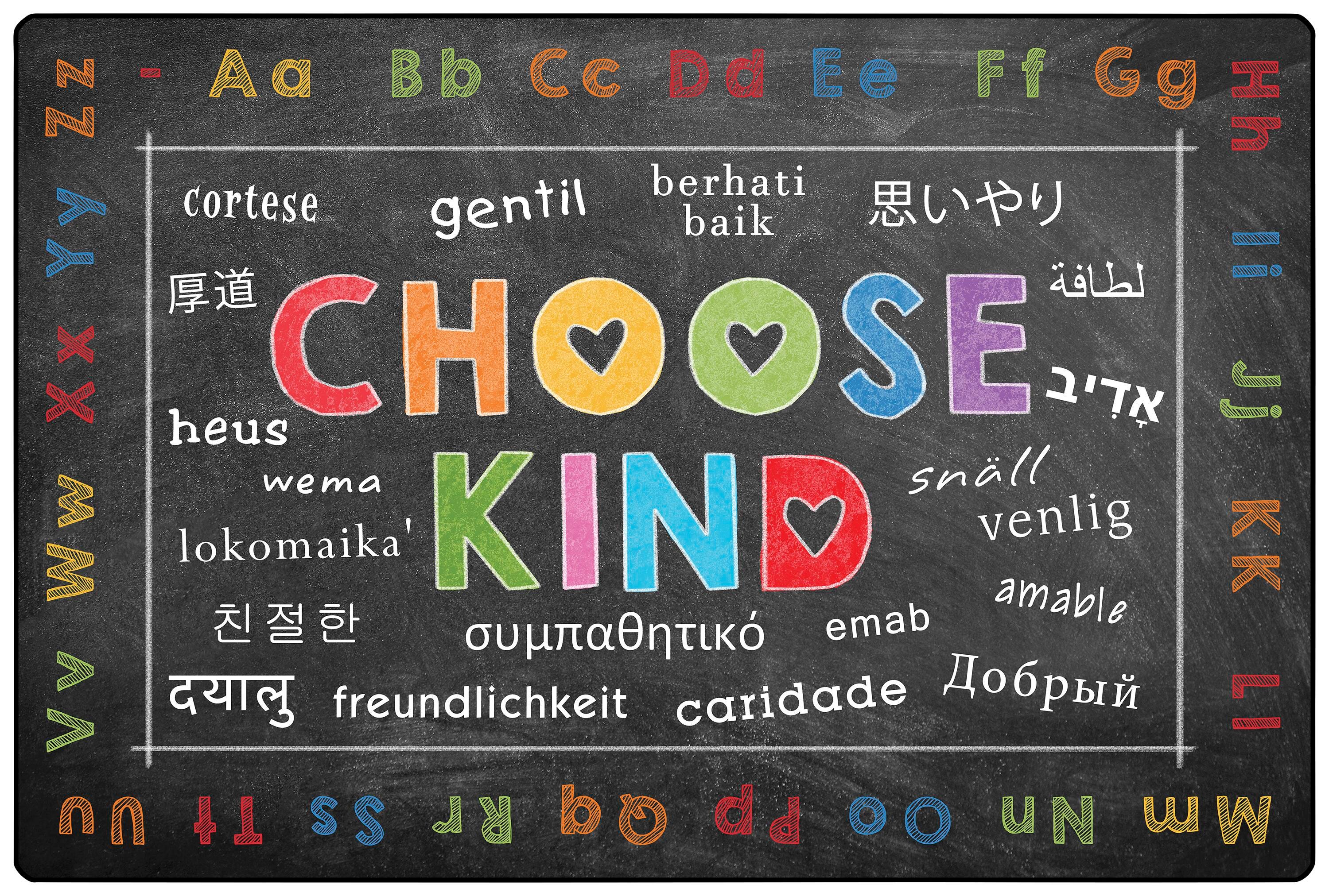 Carpets for Kids Choose Kind Carpet, Rectangle 4000130