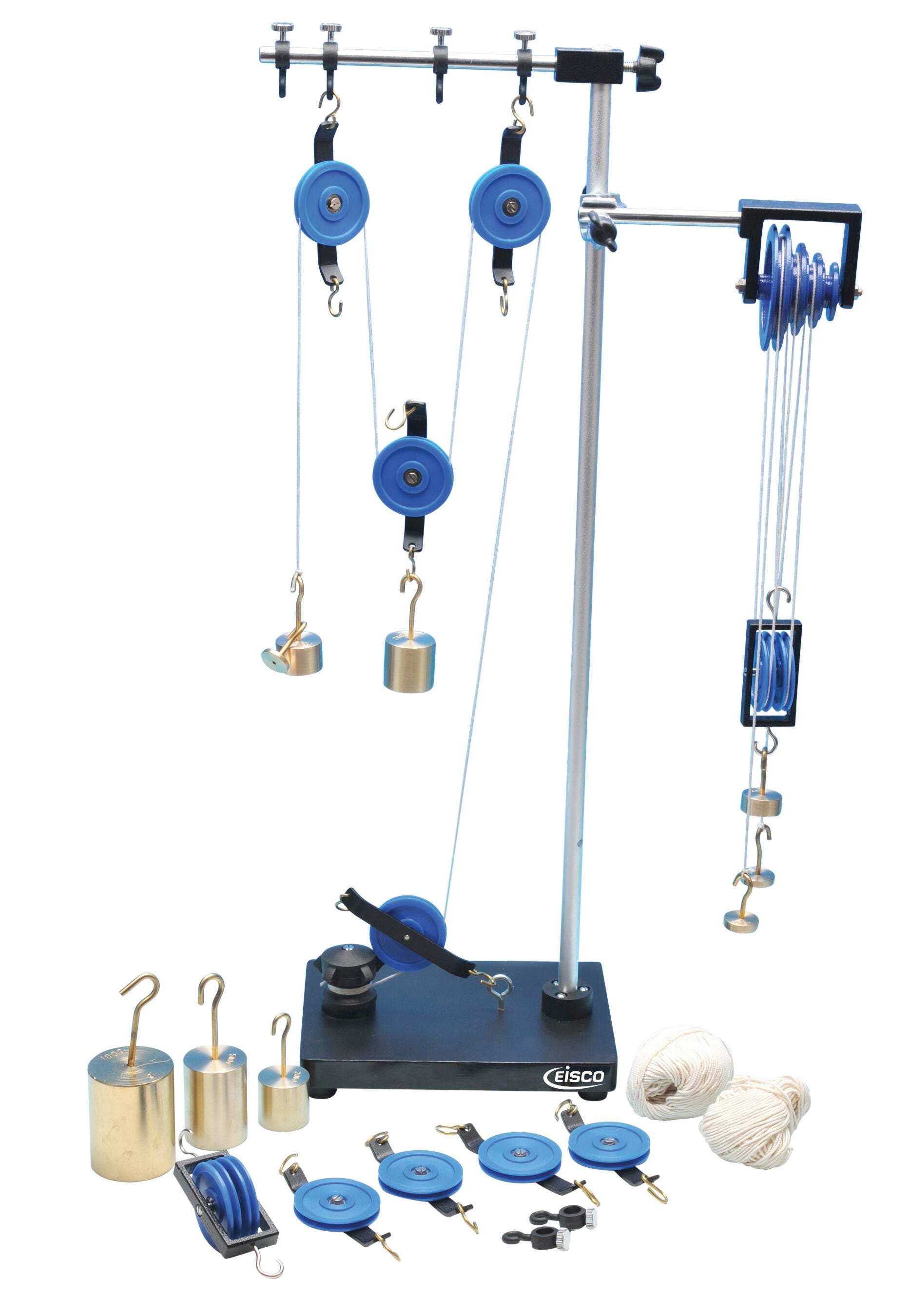 Eisco Labs Student Pulley Demonstration Set, 10 Pieces