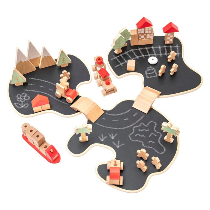 Educational Advantage Story Island Set, 68 Pieces