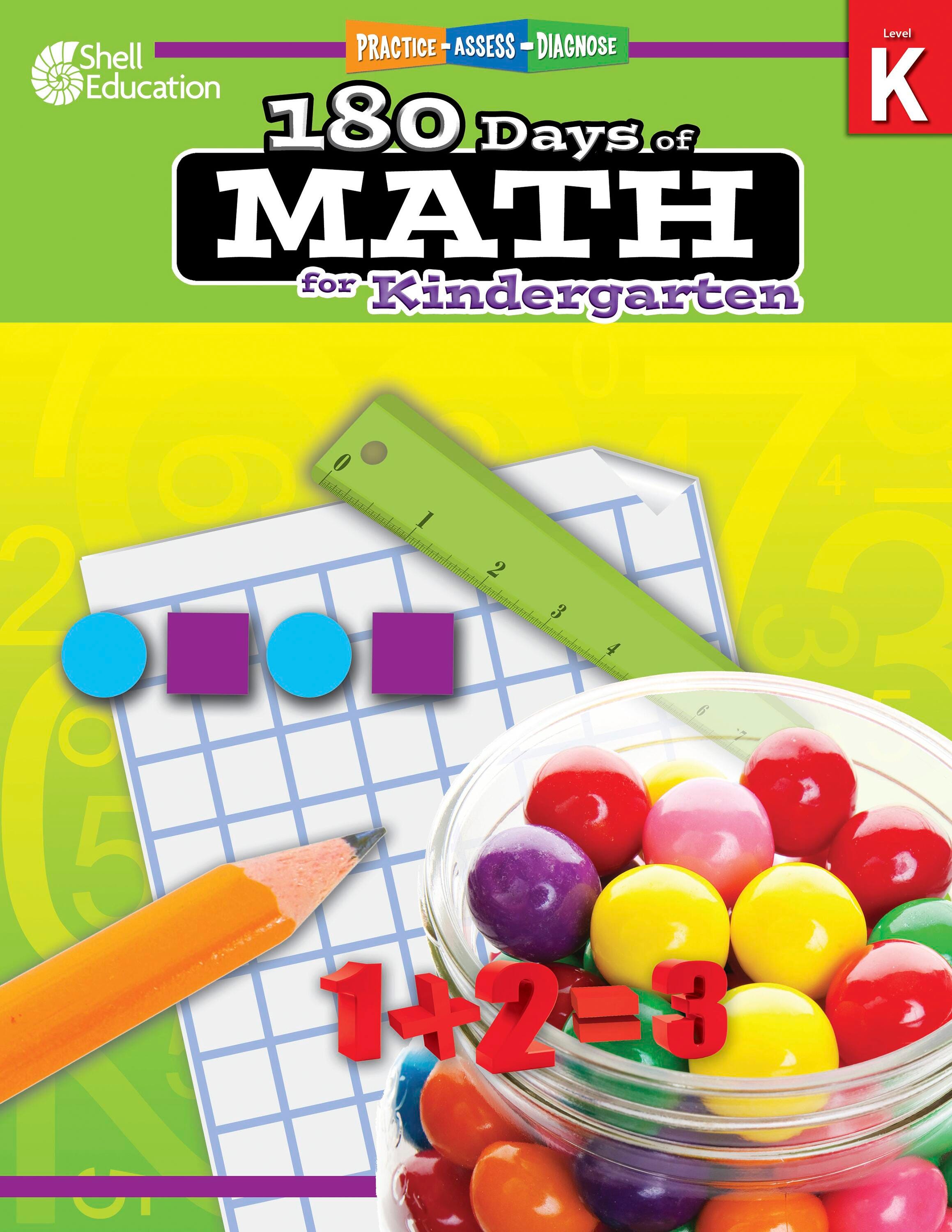 Image for Shell Education 180 Days of Math for Kindergarten from School Specialty